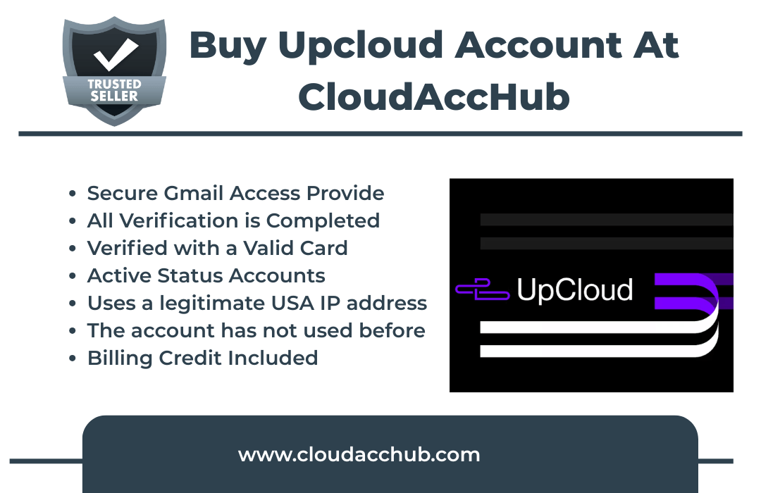 Upcloud account for sale